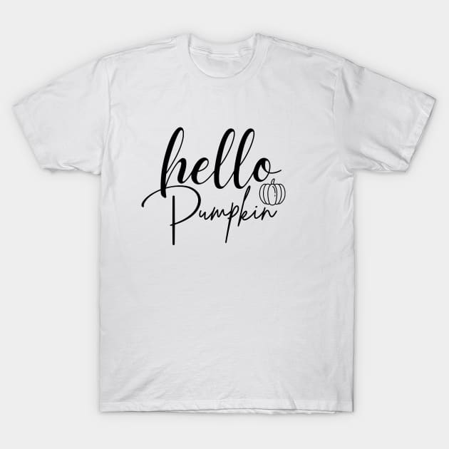 Hello pumpkin T-Shirt by Peach Lily Rainbow